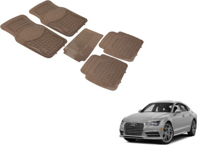 MOCKHE PVC (Polyvinyl Chloride) Standard Mat For  Audi A7(Beige)