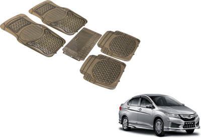MOCKHE PVC (Polyvinyl Chloride) Standard Mat For  Honda New City(Grey)