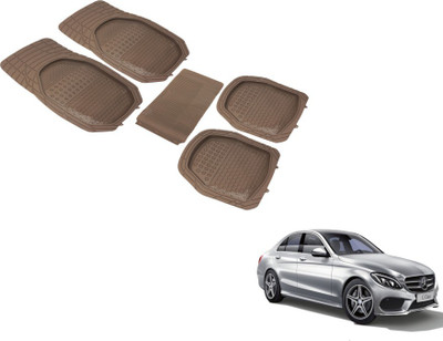 Auto Hub PVC (Polyvinyl Chloride) Standard Mat For  Mercedes Benz C-Class(Beige)