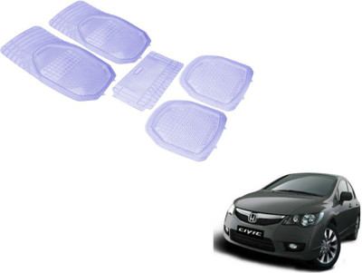 Auto Hub PVC (Polyvinyl Chloride) Standard Mat For  Honda Civic(Clear)