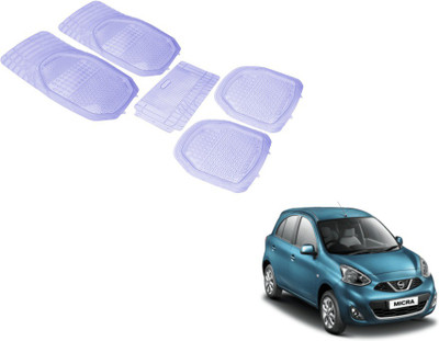 Auto Hub PVC (Polyvinyl Chloride) Standard Mat For  Nissan Micra(Clear)