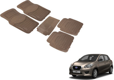 MOCKHE PVC (Polyvinyl Chloride) Standard Mat For  Datsun Go(Beige)