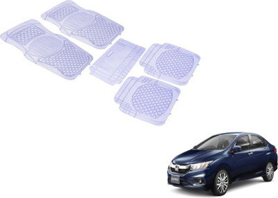 MOCKHE PVC (Polyvinyl Chloride) Standard Mat For  Honda New City(Clear)