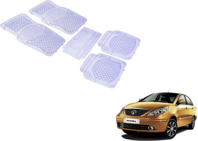 MOCKHE PVC (Polyvinyl Chloride) Standard Mat For  Tata Manza(Clear)