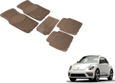 MOCKHE PVC (Polyvinyl Chloride) Standard Mat For  Volkswagen Beetle(Beige)
