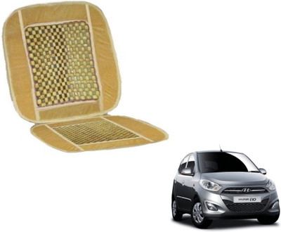 MOCKHE Cushion, Wooden Bead Seating Pad For  Hyundai i10 Active(Car Seats Beige)