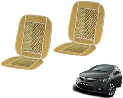 MOCKHE Cushion, Wooden Bead Seating Pad For  Honda Civic(Car Seats Beige)