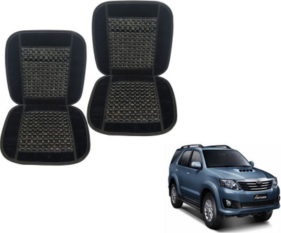 MOCKHE Cushion, Wooden Bead Seating Pad For  Toyota Fortuner Old(Car Seats Black)