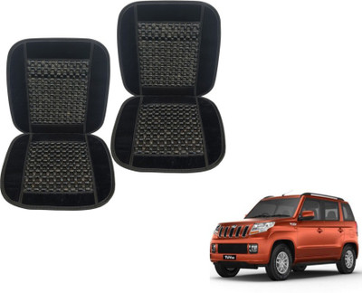 MOCKHE Cushion, Wooden Bead Seating Pad For  Mahindra TUV-300(Car Seats Black)