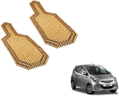 MOCKHE Wooden Bead Seating Pad For  Hyundai Eon(Car Seats Beige)