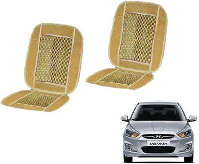 MOCKHE Cushion, Wooden Bead Seating Pad For  Hyundai Verna(Car Seats Beige)
