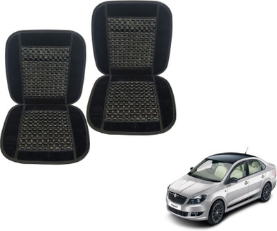 MOCKHE Cushion, Wooden Bead Seating Pad For  Skoda Rapid(Car Seats Black)