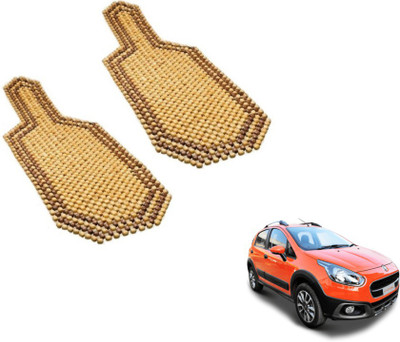 MOCKHE Wooden Bead Seating Pad For  Fiat Avventura(Car Seats Beige)