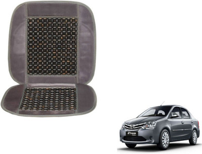 MOCKHE Cushion, Wooden Bead Seating Pad For  Toyota Etios(Car Seats Grey)