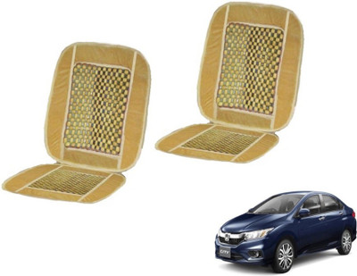 MOCKHE Cushion, Wooden Bead Seating Pad For  Honda New City(Car Seats Beige)