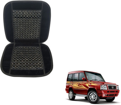 MOCKHE Cushion, Wooden Bead Seating Pad For  Tata Sumo(Car Seats Black)