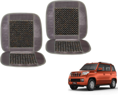 MOCKHE Cushion, Wooden Bead Seating Pad For  Mahindra TUV-300(Car Seats Grey)