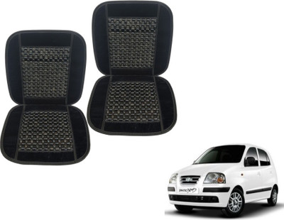 MOCKHE Cushion, Wooden Bead Seating Pad For  Hyundai Santro Xing(Car Seats Black)
