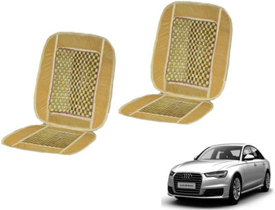 MOCKHE Cushion, Wooden Bead Seating Pad For  Audi A6(Car Seats Beige)