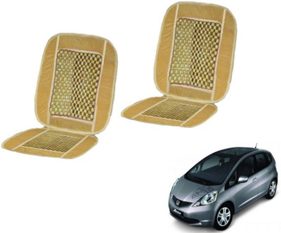 MOCKHE Cushion, Wooden Bead Seating Pad For  Honda Jazz(Car Seats Beige)