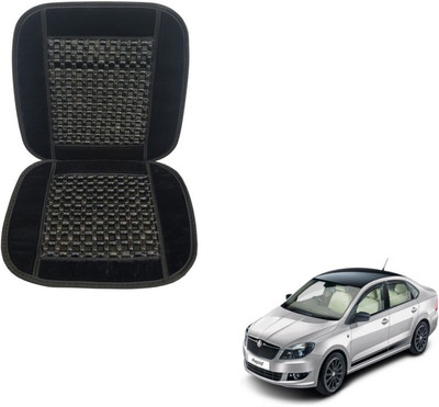 MOCKHE Cushion, Wooden Bead Seating Pad For  Skoda Rapid(Car Seats Black)