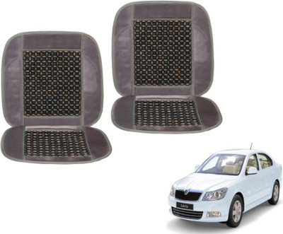 MOCKHE Cushion, Wooden Bead Seating Pad For  Skoda Laura(Car Seats Grey)