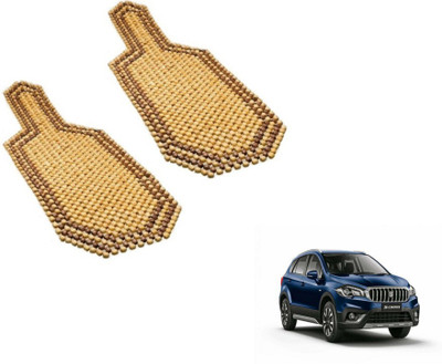 MOCKHE Wooden Bead Seating Pad For  Maruti Suzuki S-Cross(Car Seats Beige)