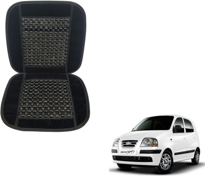 MOCKHE Cushion, Wooden Bead Seating Pad For  Hyundai Santro Xing(Car Seats Black)