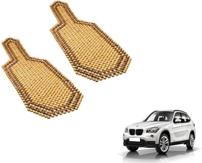 MOCKHE Wooden Bead Seating Pad For  BMW X1(Car Seats Beige)