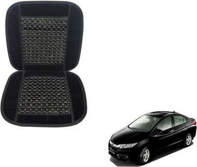 MOCKHE Cushion, Wooden Bead Seating Pad For  Honda City(Car Seats Black)