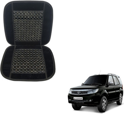 MOCKHE Cushion, Wooden Bead Seating Pad For  Tata Safari Storme(Car Seats Black)
