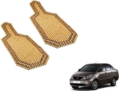 MOCKHE Wooden Bead Seating Pad For  Tata Indigo CS(Car Seats Beige)
