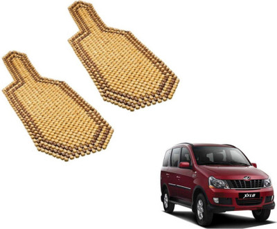 MOCKHE Wooden Bead Seating Pad For  Mahindra(Car Seats Beige)