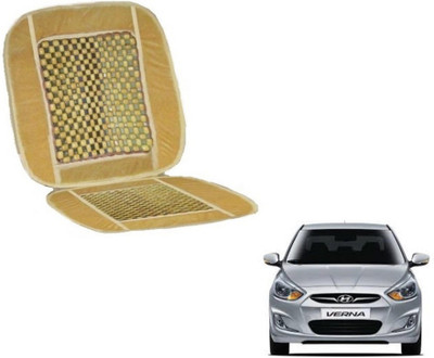 MOCKHE Cushion, Wooden Bead Seating Pad For  Hyundai Verna(Car Seats Beige)