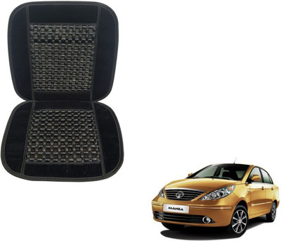 MOCKHE Cushion, Wooden Bead Seating Pad For  Tata Manza(Car Seats Black)