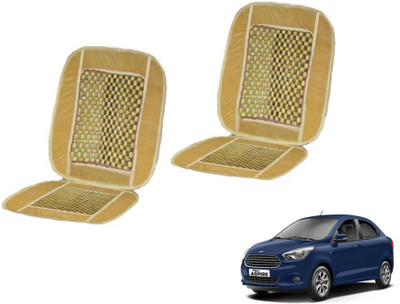 MOCKHE Cushion, Wooden Bead Seating Pad For  Ford Aspire(Car Seats Beige)
