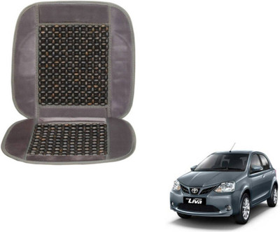 MOCKHE Cushion, Wooden Bead Seating Pad For  Toyota Etios Liva(Car Seats Grey)
