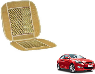 MOCKHE Cushion, Wooden Bead Seating Pad For  Hyundai Verna(Car Seats Beige)