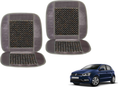 MOCKHE Cushion, Wooden Bead Seating Pad For  Volkswagen Polo(Car Seats Grey)