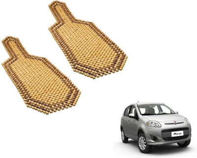 MOCKHE Wooden Bead Seating Pad For  Fiat Palio(Car Seats Beige)