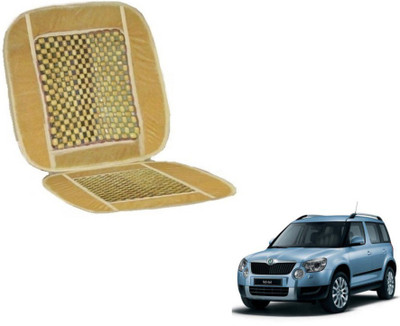 MOCKHE Cushion, Wooden Bead Seating Pad For  Skoda(Car Seats Beige)