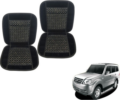 MOCKHE Cushion, Wooden Bead Seating Pad For  Tata Sumo Grand(Car Seats Black)