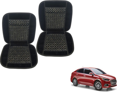 MOCKHE Cushion, Wooden Bead Seating Pad For  Hyundai Verna(Car Seats Black)