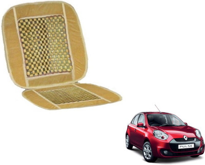 MOCKHE Cushion, Wooden Bead Seating Pad For  Renault Pulse(Car Seats Beige)