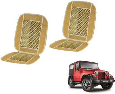 Auto Hub Velvet, Wood Car Seat Cover For Mahindra Thar(5 Seater)