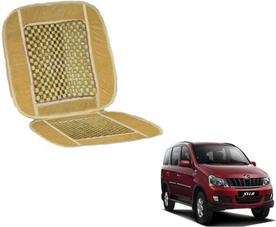 MOCKHE Cushion, Wooden Bead Seating Pad For  Mahindra(Car Seats Beige)