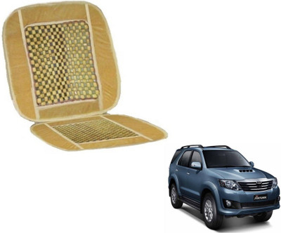 MOCKHE Cushion, Wooden Bead Seating Pad For  Toyota Fortuner Old(Car Seats Beige)