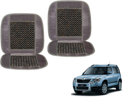MOCKHE Cushion, Wooden Bead Seating Pad For  Skoda(Car Seats Grey)