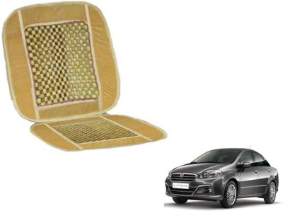 MOCKHE Cushion, Wooden Bead Seating Pad For  Fiat Linea(Car Seats Beige)