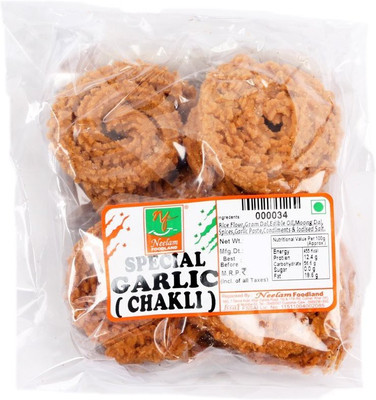 

Neelam Foodland Special Garlic Chakli Chips(400 g)